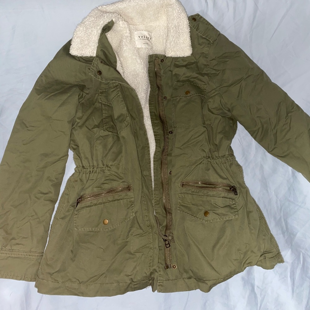 Really cute green Shepa jacket